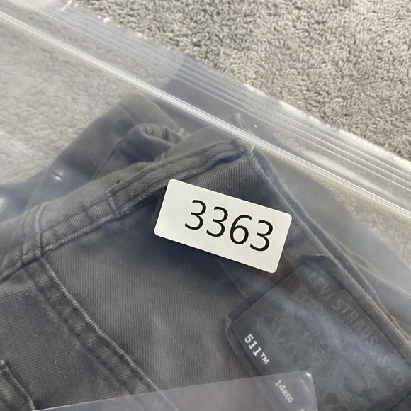 Levis 511 Slim Fit Jeans Boys Youth 14 Reg 27x27 Gray Low Rise - Picture 14 of 14